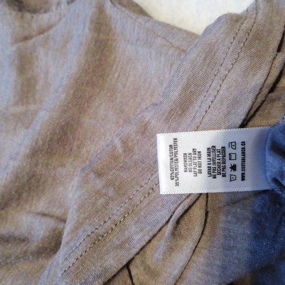 Costa Blanca, size S, beige semi-sheer top - Picture 4 of 9